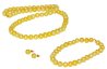 Vera Perla 10k Gold  6-7mm Golded Pearl Strand Jewelry Set