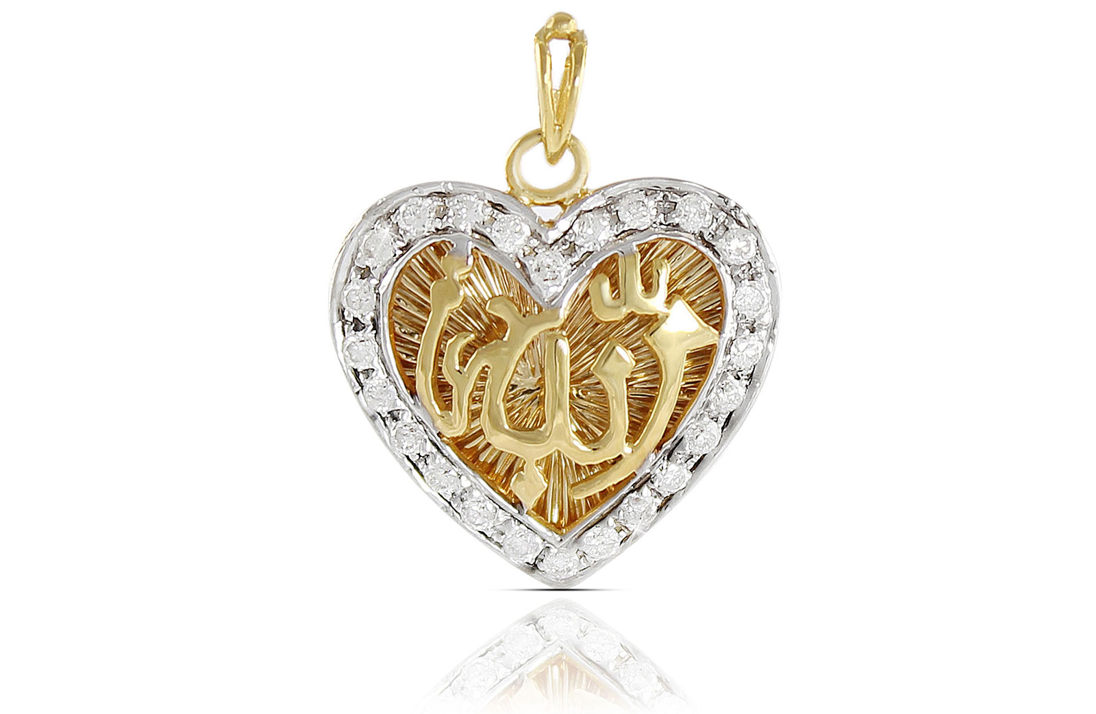 Vera Perla 18K Solid Gold 0.30Cts Diamonds Pendant