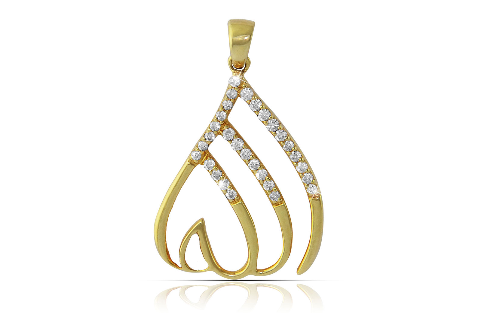 Vera Perla 18K Gold 0.22Cts Genuine Diamonds  Pendant