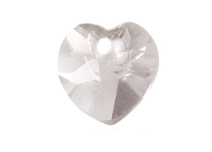 Vera Perla 7mm Heart Cut Genuine Rose Quartz Pendant